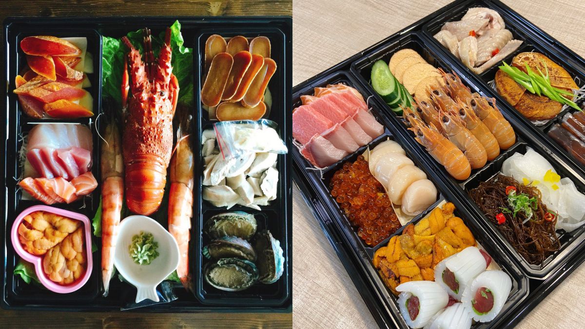 直接放「整隻龍蝦」94狂！屏東東港日料推「海味防疫便當」，再塞生蠔、生魚片