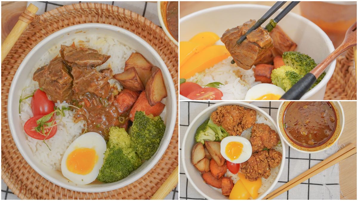 印日混搭！８種香料「慢炒咖哩」必搭超軟嫩「燉牛頰」，溫體炸雞塊一咬就爆汁