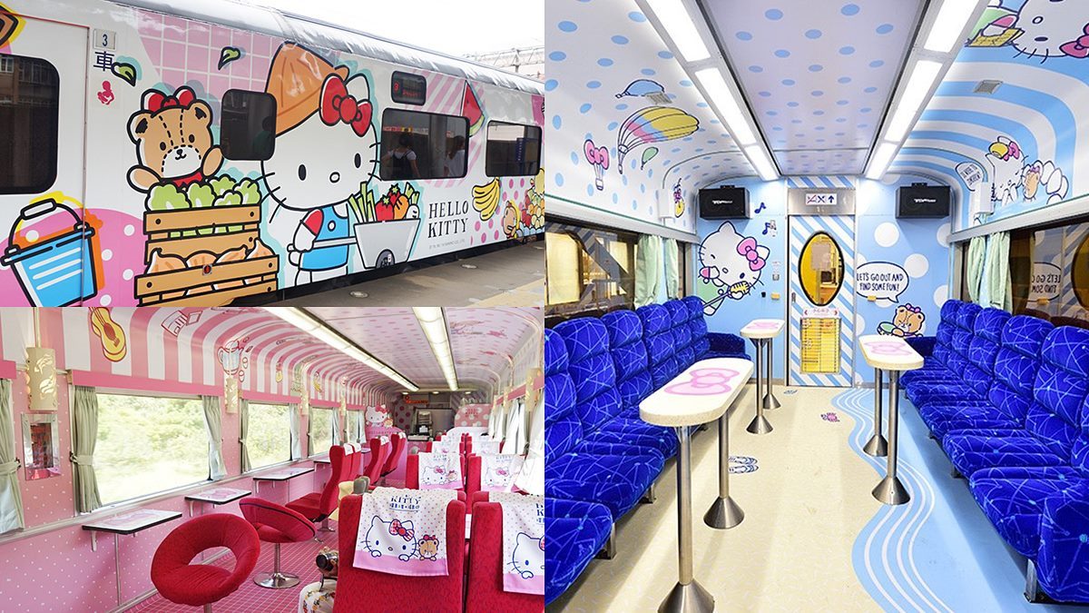 每人現折520元！超萌Hello Kitty環島之星復駛，２人可成行、打卡車廂開放