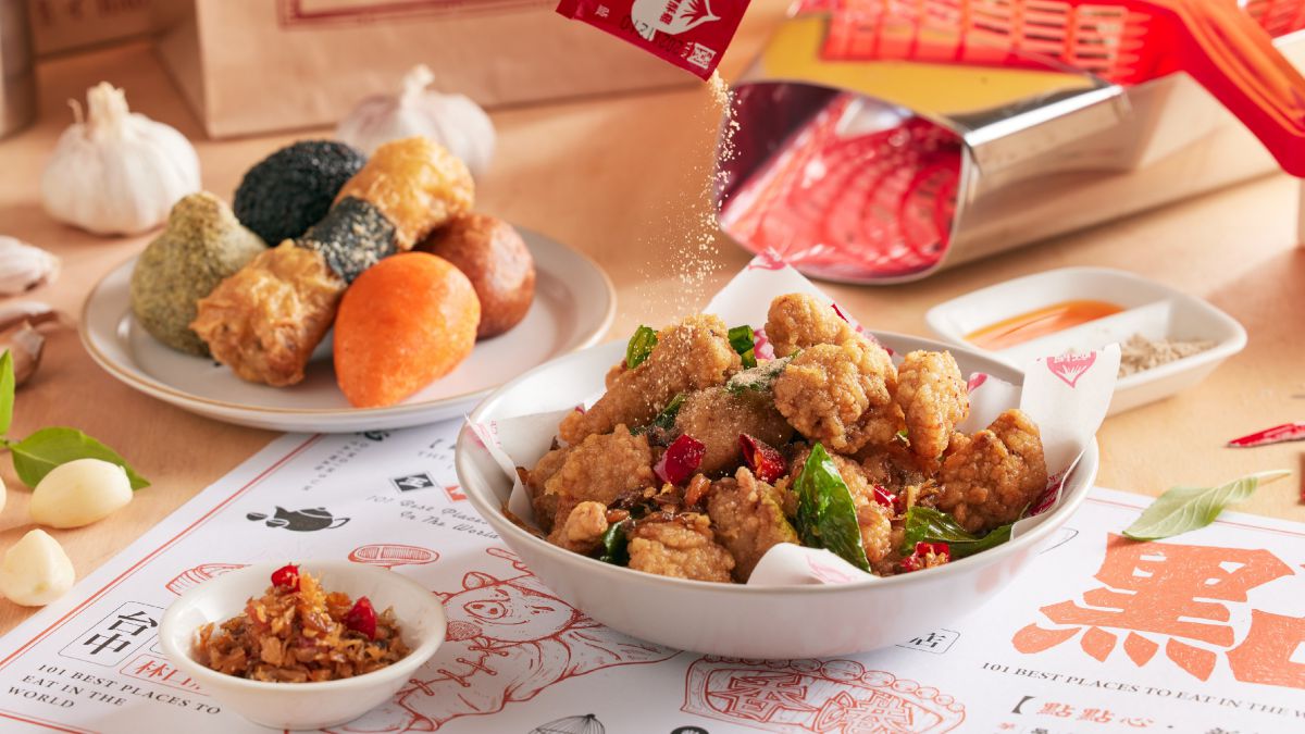 點點心X師園推「炸物派對組合」，蒜味鹽酥雞搭XO醬、５款招牌港點下鍋炸，限時２週吃