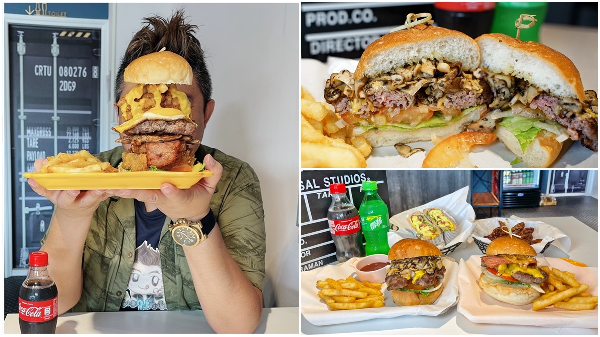 堆到比臉高！超浮誇「手作漢堡」吃得到８種配料，重口味必點「松露牛肉堡」