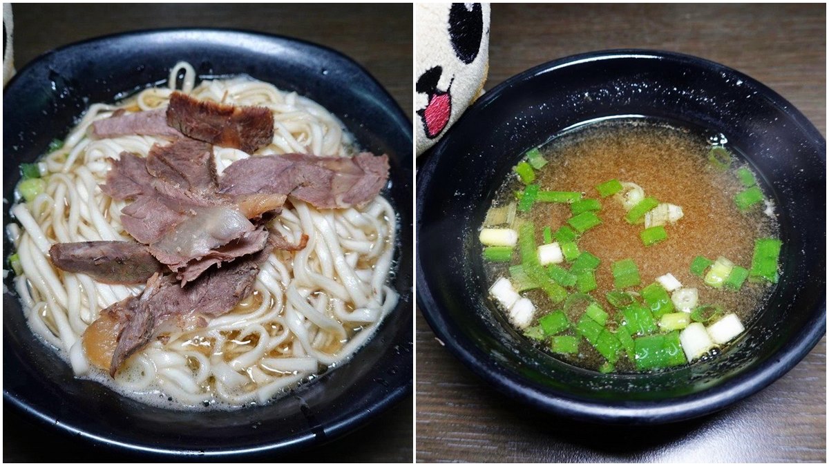 文大學生必嗑！大分量「牛肉拌麵」有濃郁蒜蓉香，還能免費喝鮮甜「豬骨湯」