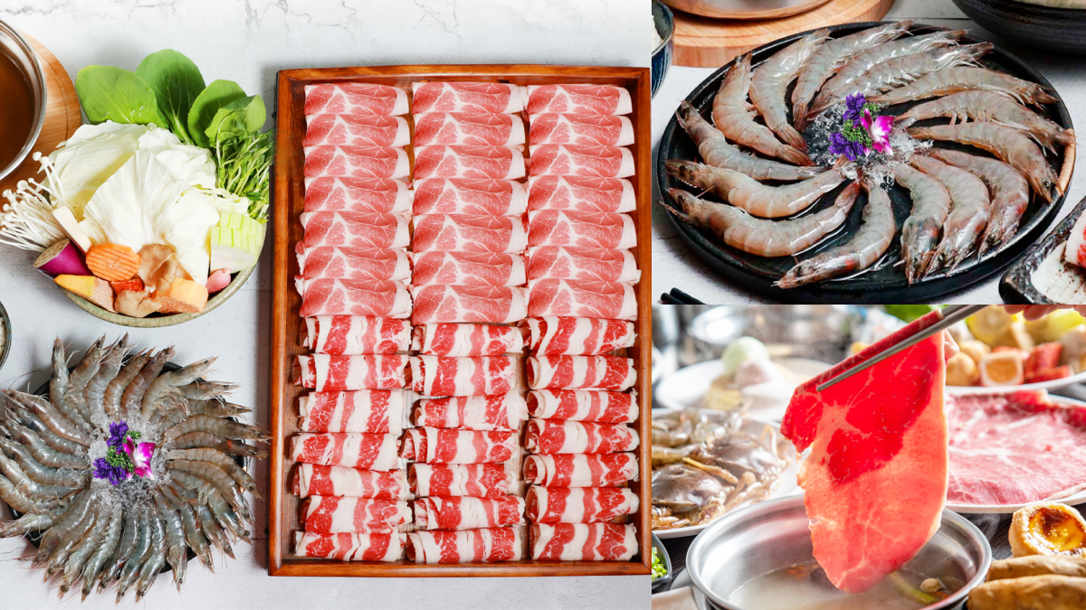188元吃超飽！千葉火鍋「肉、海鮮爆量鍋物」300克牛肉、蝦＋蛤蜊一次滿足