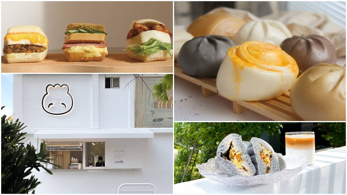 比咖啡館還美！新竹超好拍「白色系韓風包子店」，氣炸４色小饅頭、暴餡彩色包子必吃