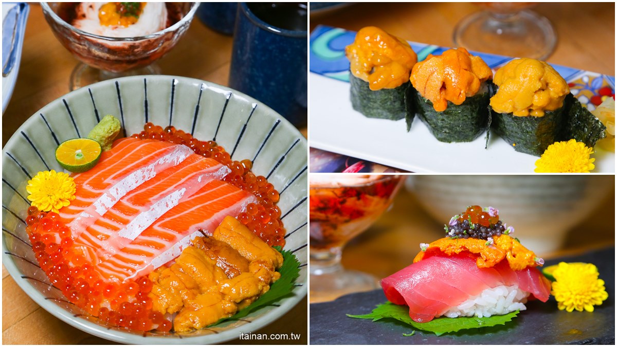 海鮮控快衝！台南人氣日料推超狂海膽祭，８款新品先嗑鮭魚海膽丼、爆量軍艦