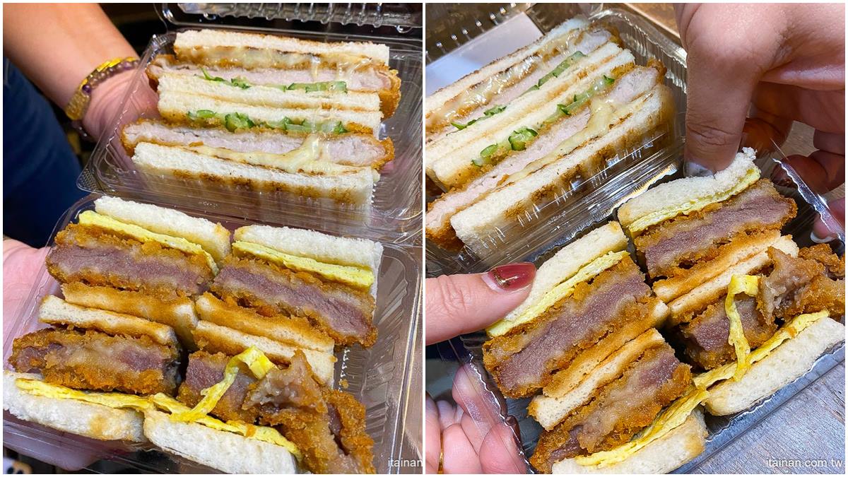 每日限量！台南日式吐司夾「大塊炸牛排」超邪惡，相思木炭火直考保留古早味