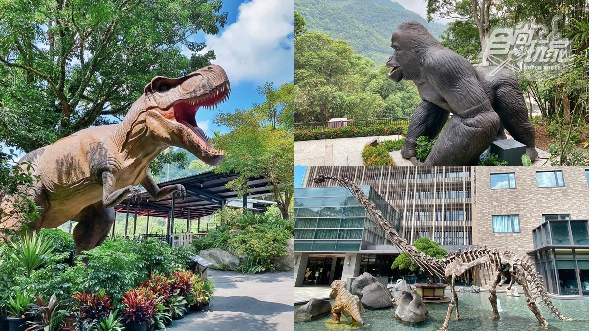 恐龍迷注意！溫泉飯店推「遠古生物展」，必拍７公尺金剛、霸王龍互動有叫聲