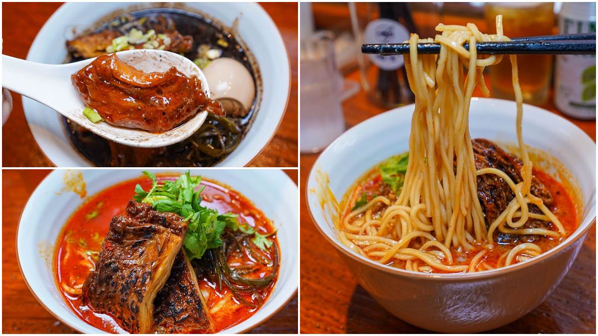 只能現場排隊！台中人氣素食拉麵竟吃得到「東坡肉」，久滷入味口感超神似