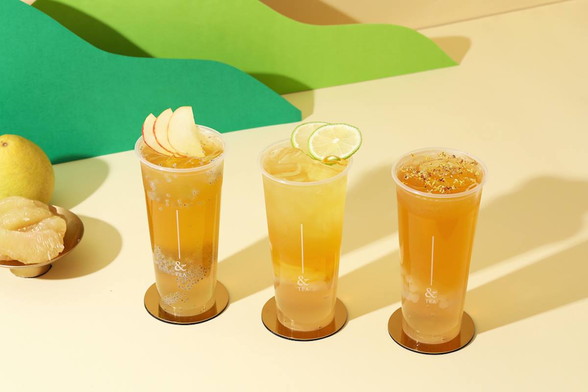單身日第２杯11元！純白手搖飲「&TEA」推３款柚香飲，海鹽款限時２週有