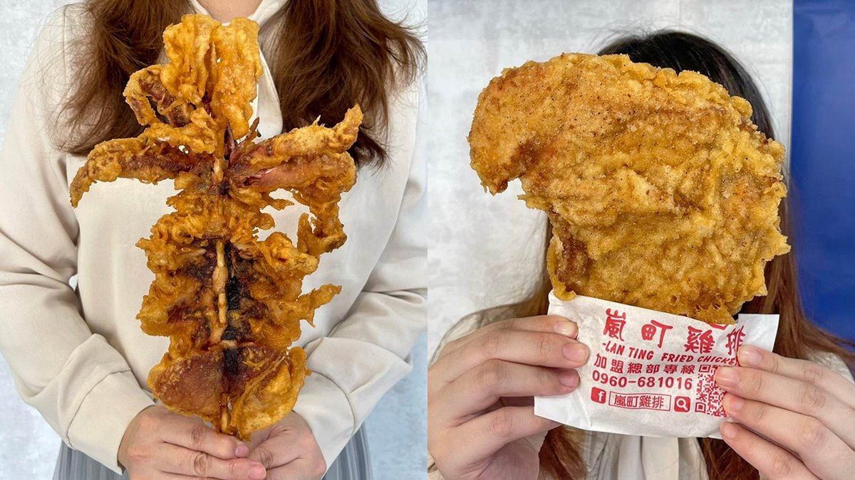 炸物控要收！新竹比臉大「厚切雞排」會爆汁，現炸深海魷魚Size超霸氣