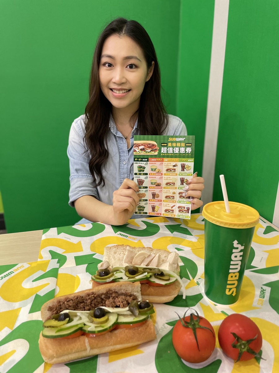 長達１個月！SUBWAY出示手機畫面就有４大優惠：買一送一、免費吃輕食