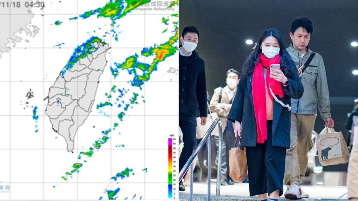 最低下探12度！強冷空氣襲台時間曝，雨具＋保暖衣物先備好