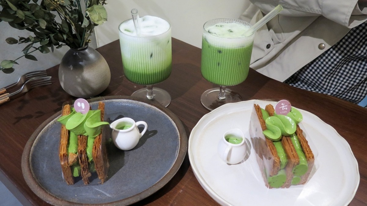 抹茶控暴動！台北人氣「抹茶千層酥」吃得到三重奏口感，回甘抹茶生乳也必喝