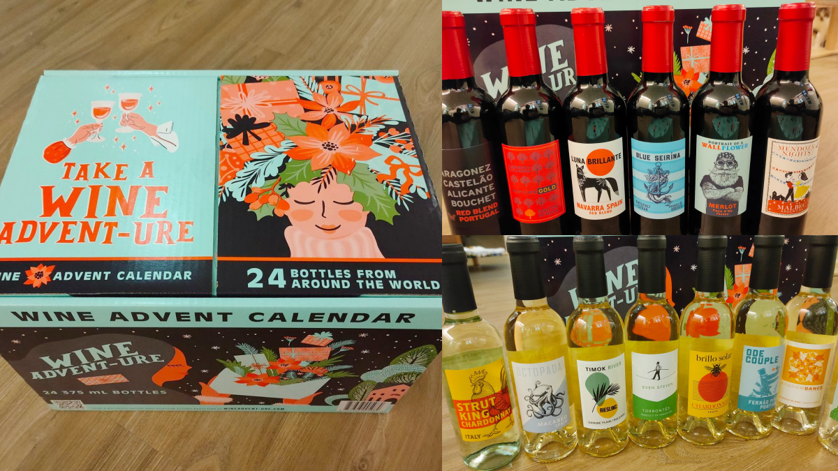 酒控先衝好市多！「葡萄酒倒數月曆」１瓶150元有找，24支葡萄酒一次滿足