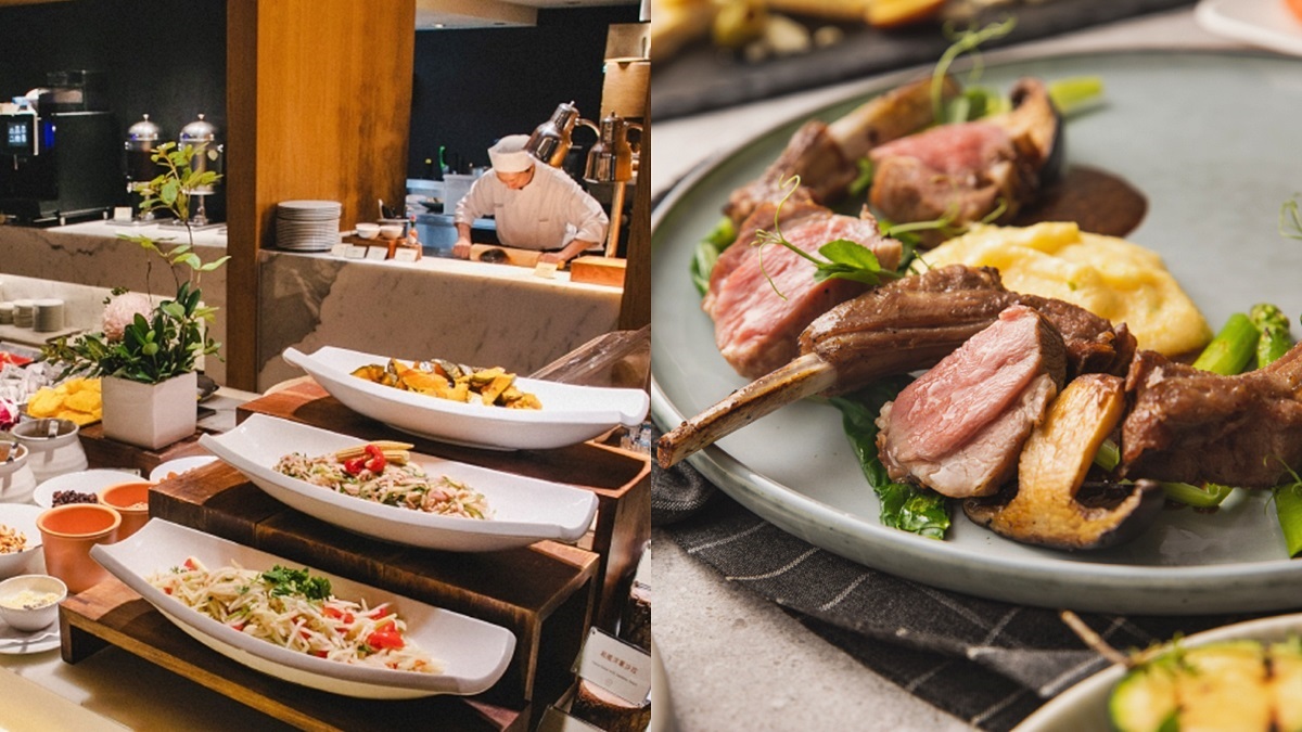 台北最美林蔭大道飯店！期間限定吃到飽，880元爽嗑９道主菜、自助餐檯好料