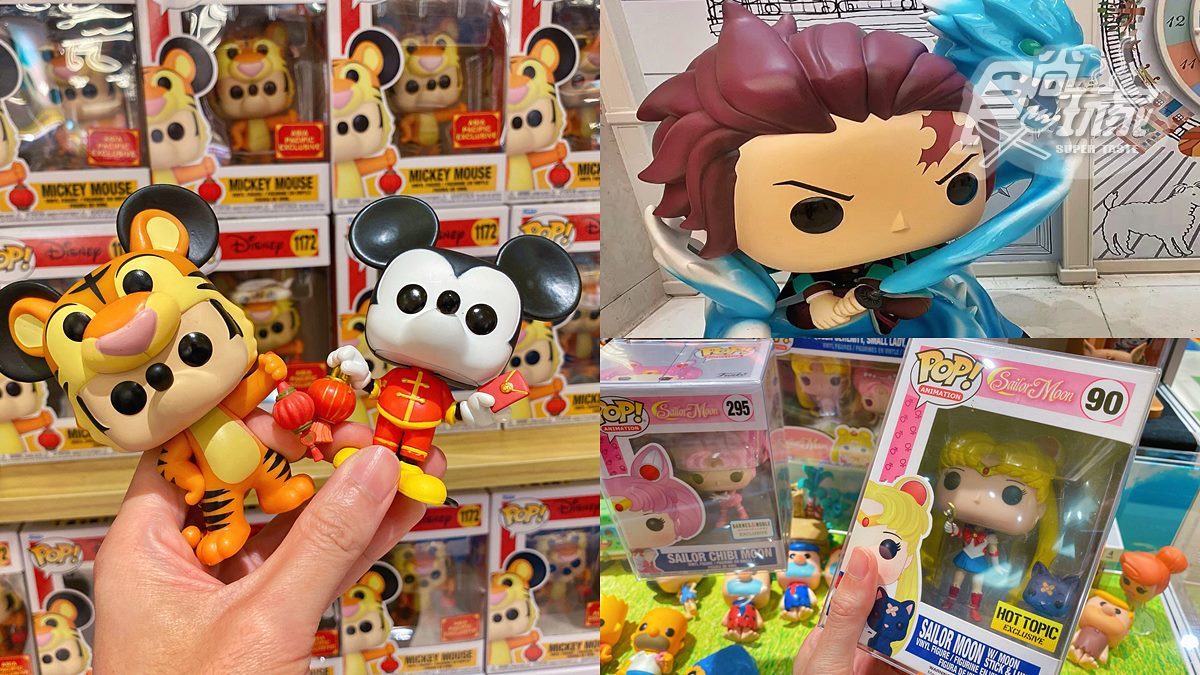 全台最大Funko公仔展！米奇變身老虎裝，還有巨型三眼怪、炭治郎可拍