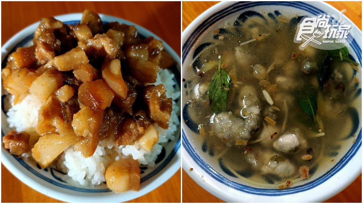 飄香30年！彰化「人氣肉燥飯」吃得到豬油香，滿料蚵仔湯搭九層塔更清爽