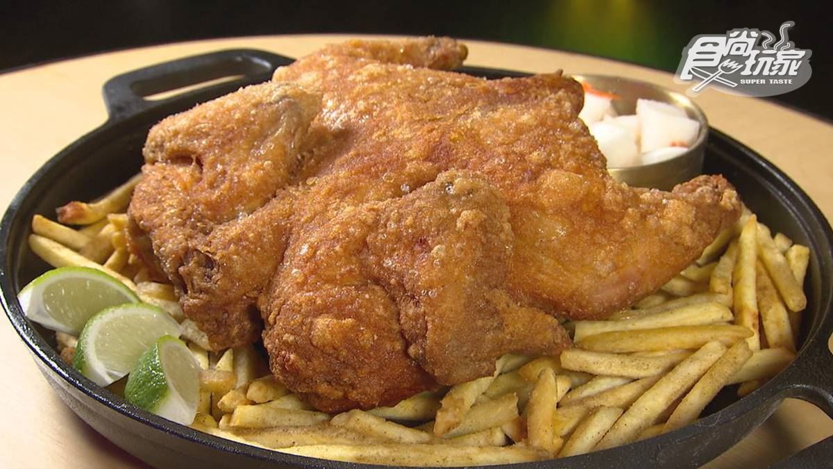 超浮誇！台北鹹酥雞餐酒館必點台式「炸全雞」，一咬爆汁像在喝雞精