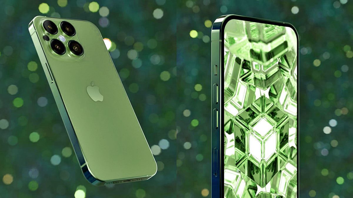 iPhone 14將出現超美「抹茶拿鐵」配色！剪瀏海螢幕搭「四眼怪」鏡頭亮相
