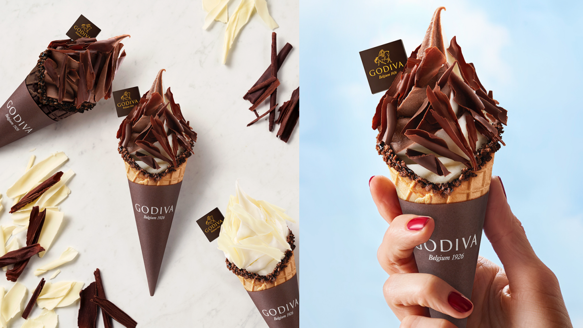 GODIVA「巧克力霜淇淋」升級不加價！香濃霜淇淋＋巧克力脆片太犯規