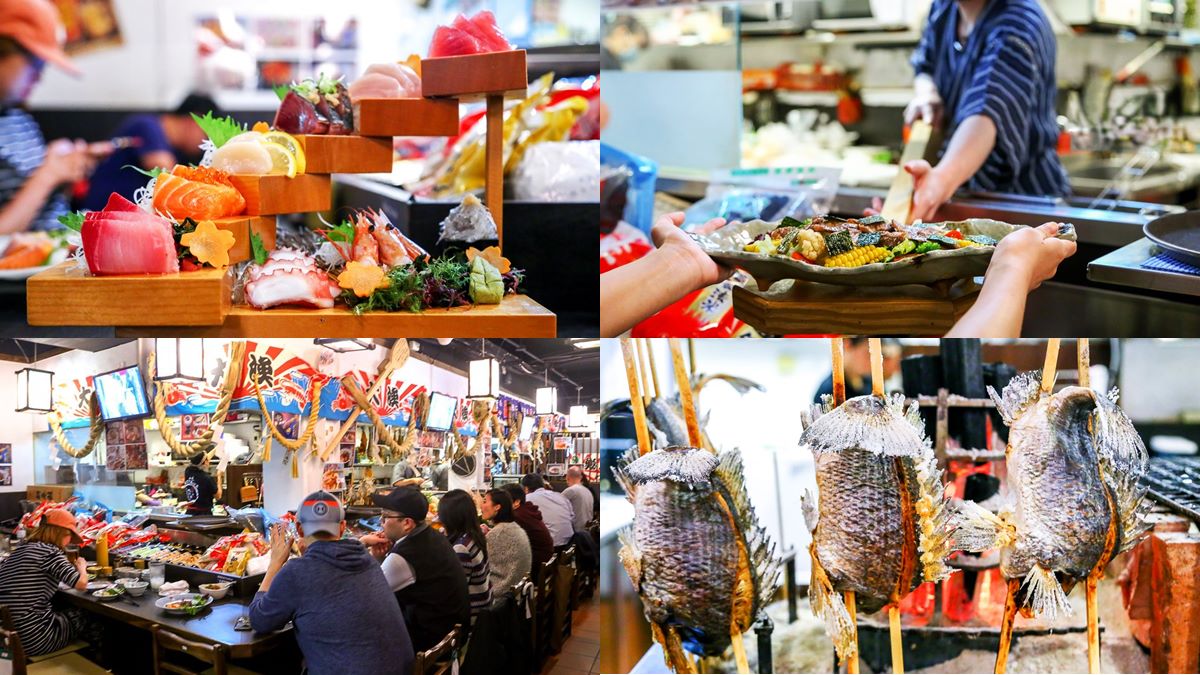 一進門瞬移日本！中山站居酒屋「木槳上菜」原味搬來台，必點澎派階梯生魚片
