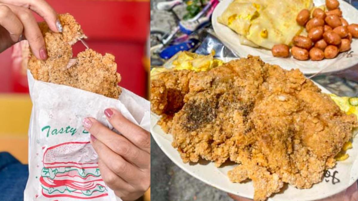 台南超狂炸物早餐！比臉大雞排僅50元，必嘗「古早雞排＋麵糊蛋餅」邪惡組合