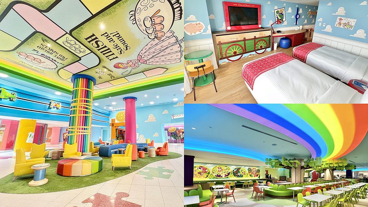 超萌《玩具總動員》飯店！「安迪房間」拍胡迪、巴斯，還有熊抱哥吃到飽餐廳