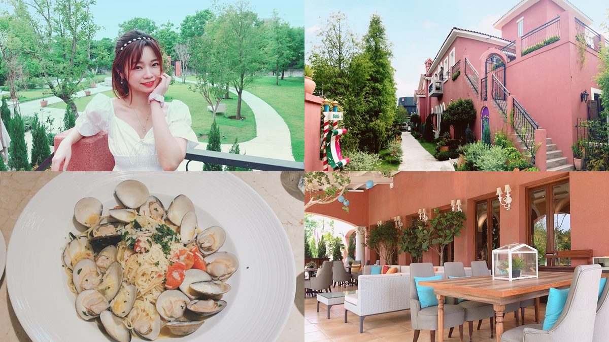 宛如置身歐洲！台中「絕美莊園餐廳」先搶戶外沙發區，童話風花園怎麼拍都美