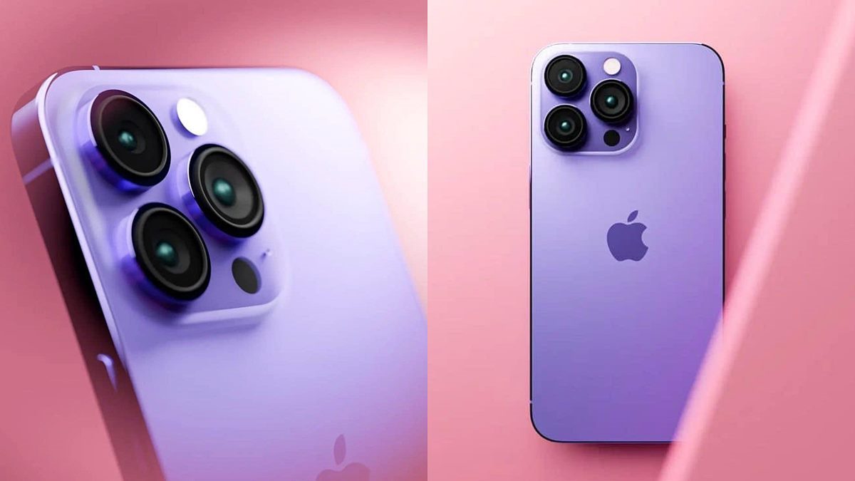 果粉快當仙女！iPhone 14將有超美「仙氣漸層紫」，７色新機剪瀏海變大螢幕