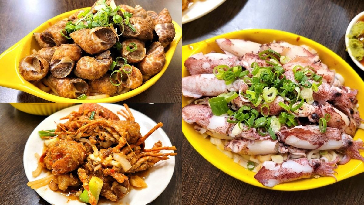風螺、小卷多到看不見麵！「浮誇海鮮痛風麵」CP值破表，再嗑超下飯爆炒龍蝦