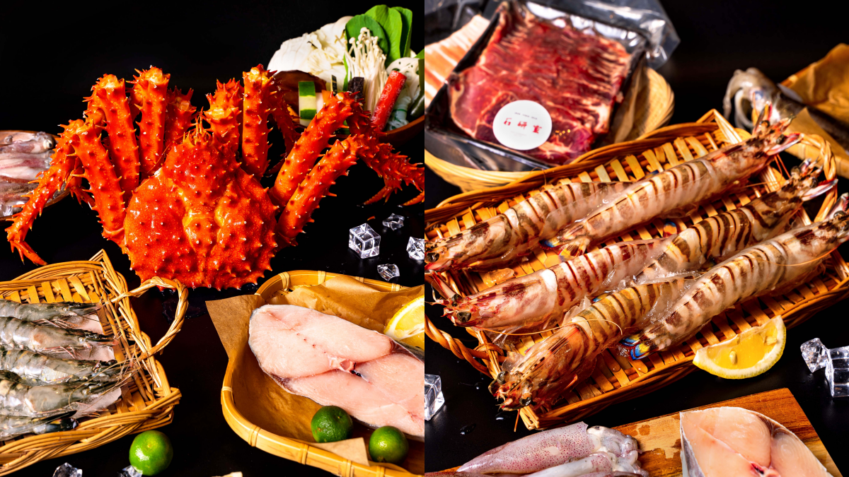 猜重量免費送「波士頓龍蝦」！石研室推２款宅配火鍋箱，帝王蟹、明蝦超澎湃
