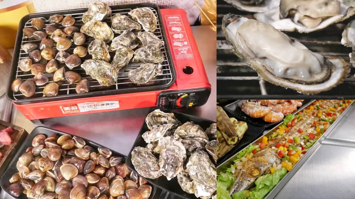 150元不限時任吃！超狂「鮮蚵蛤蜊吃到飽」痛風也要嗑，限量一米白帶魚想吃先訂
