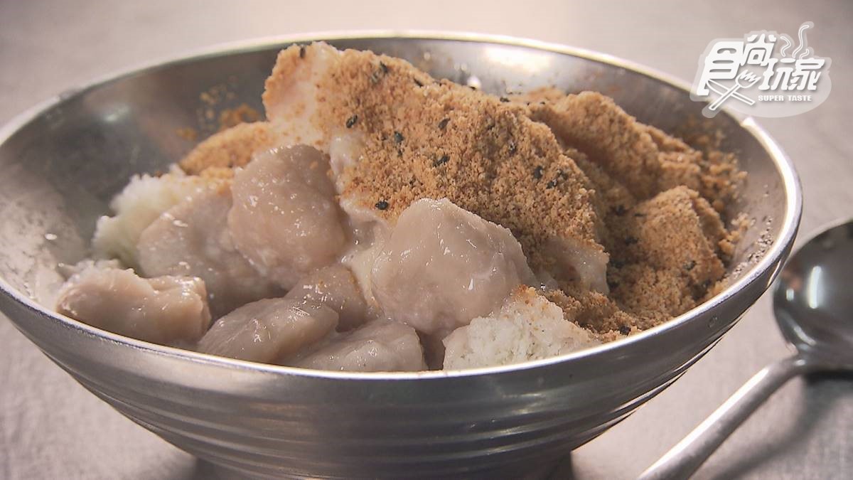 台北飄香50年！每日現做「糯米燒麻糬」入口即化不黏牙，再搭芋泥剉冰更澎派