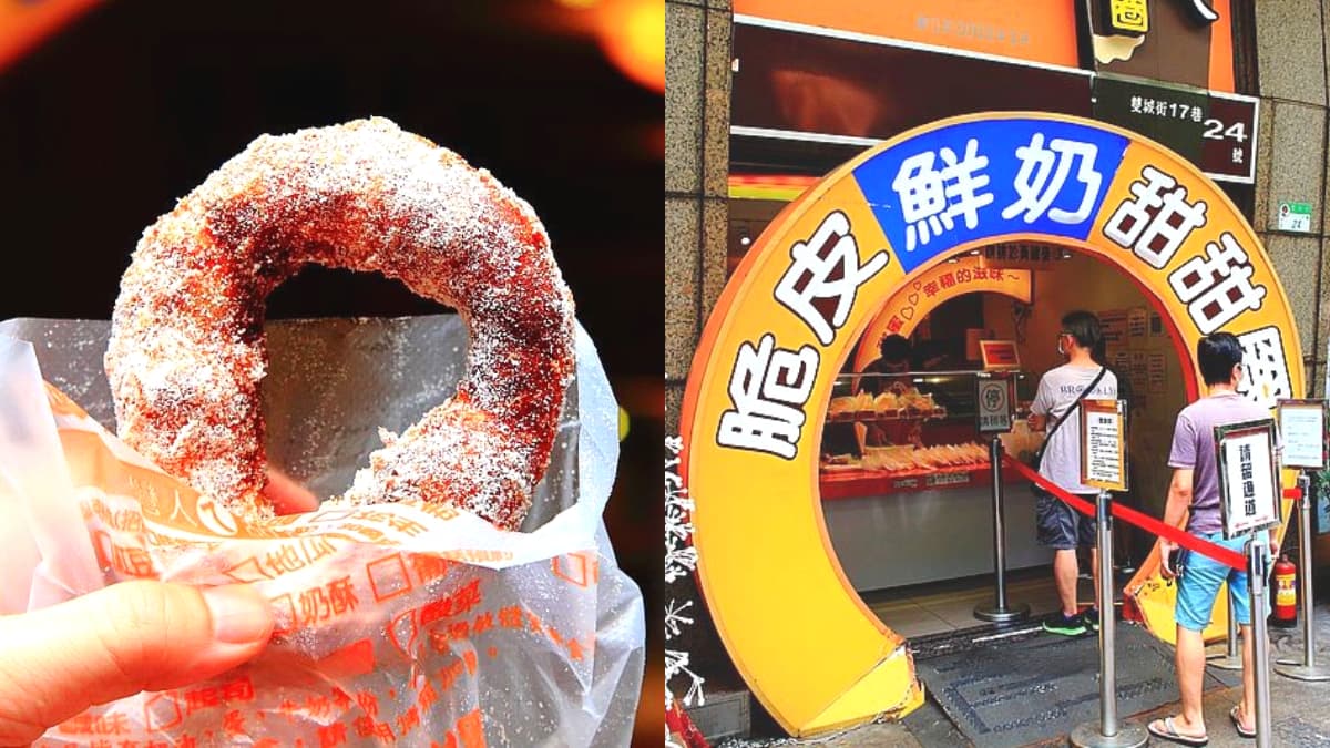 統統25元！老字號「台式脆皮甜甜圈」排隊也要吃，外酥內Q＋濃郁奶香太罪惡