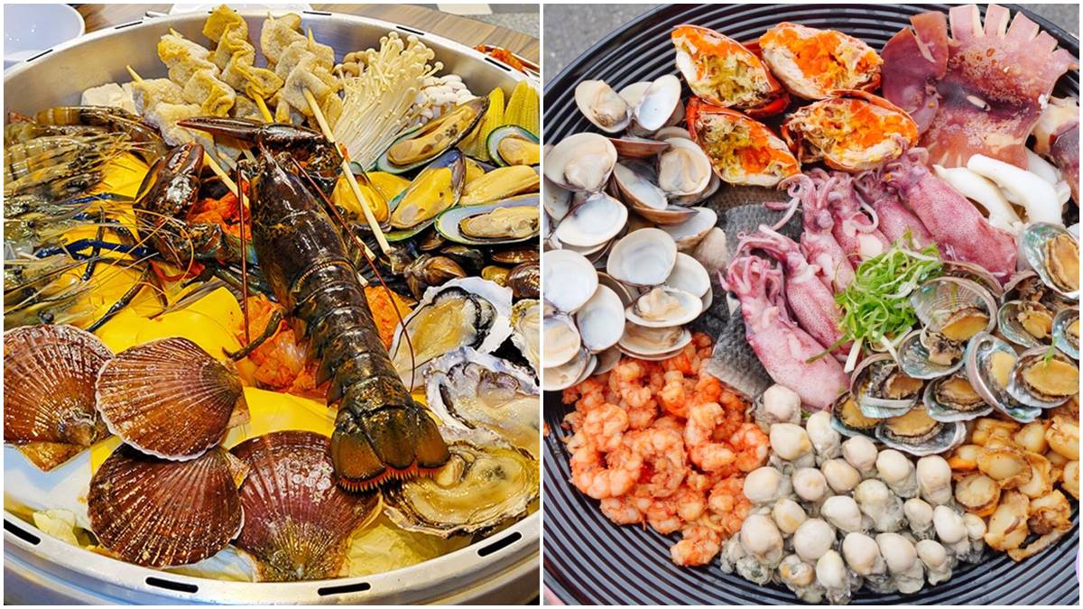 挑戰痛風極限！北中南６大浮誇海鮮料理：巨型蒸籠鍋、爆料丼飯、十全意麵