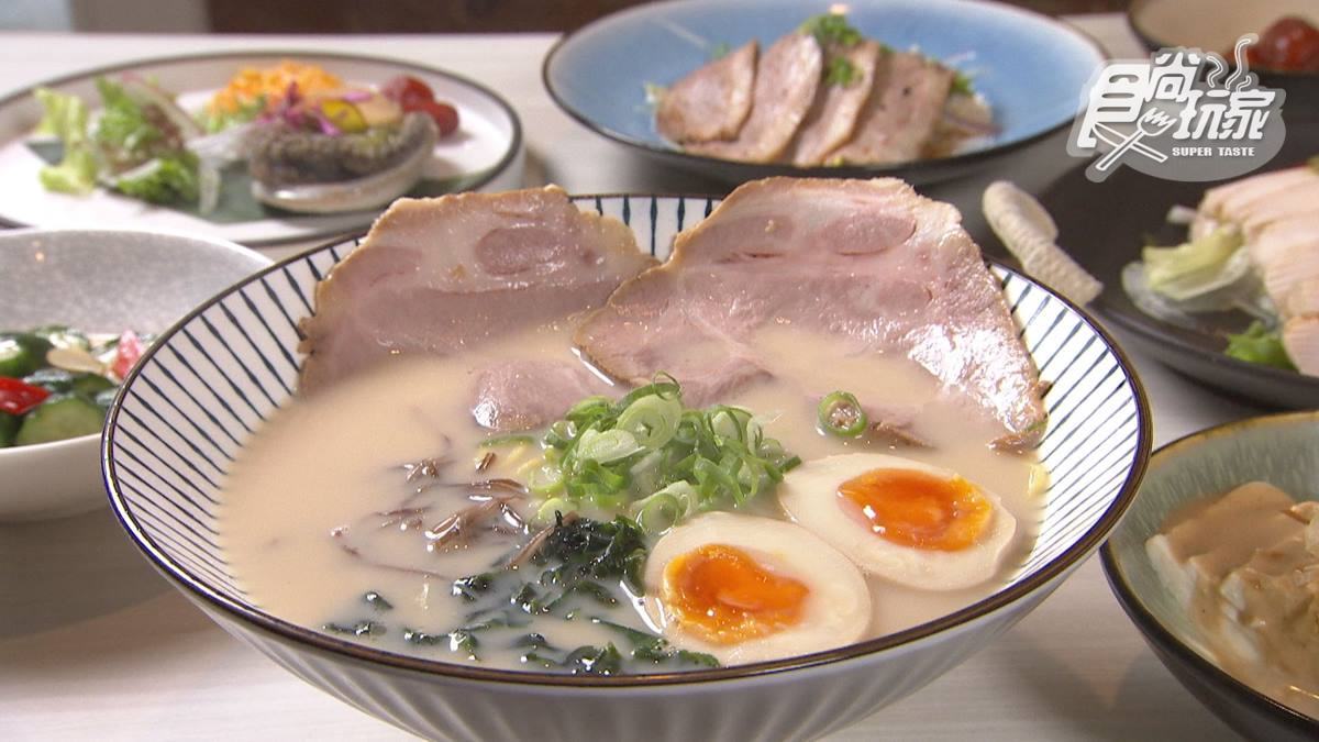 熬煮30小時！宜蘭「柴燒拉麵」濃厚湯底太銷魂，大片豚骨叉燒入口即化