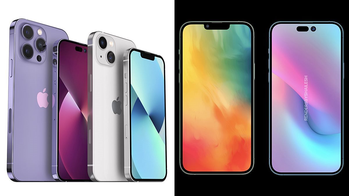 iPhone 14最新曝光全系列！螢幕瀏海、Mini款確定被消失，全無孔手機還要等