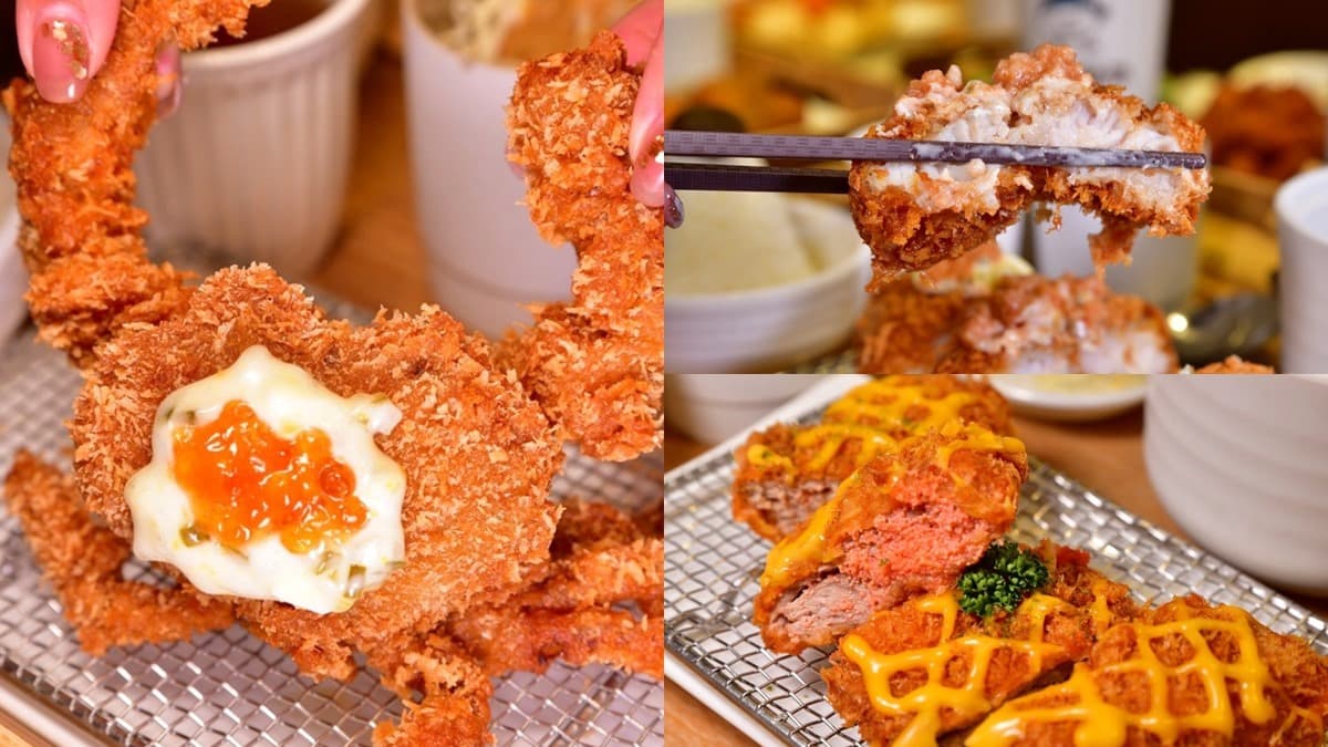 澎湖唯一日式豬排！必點限定酥炸「整隻軟殼蟹」，正宗口味傳承日本60年老店