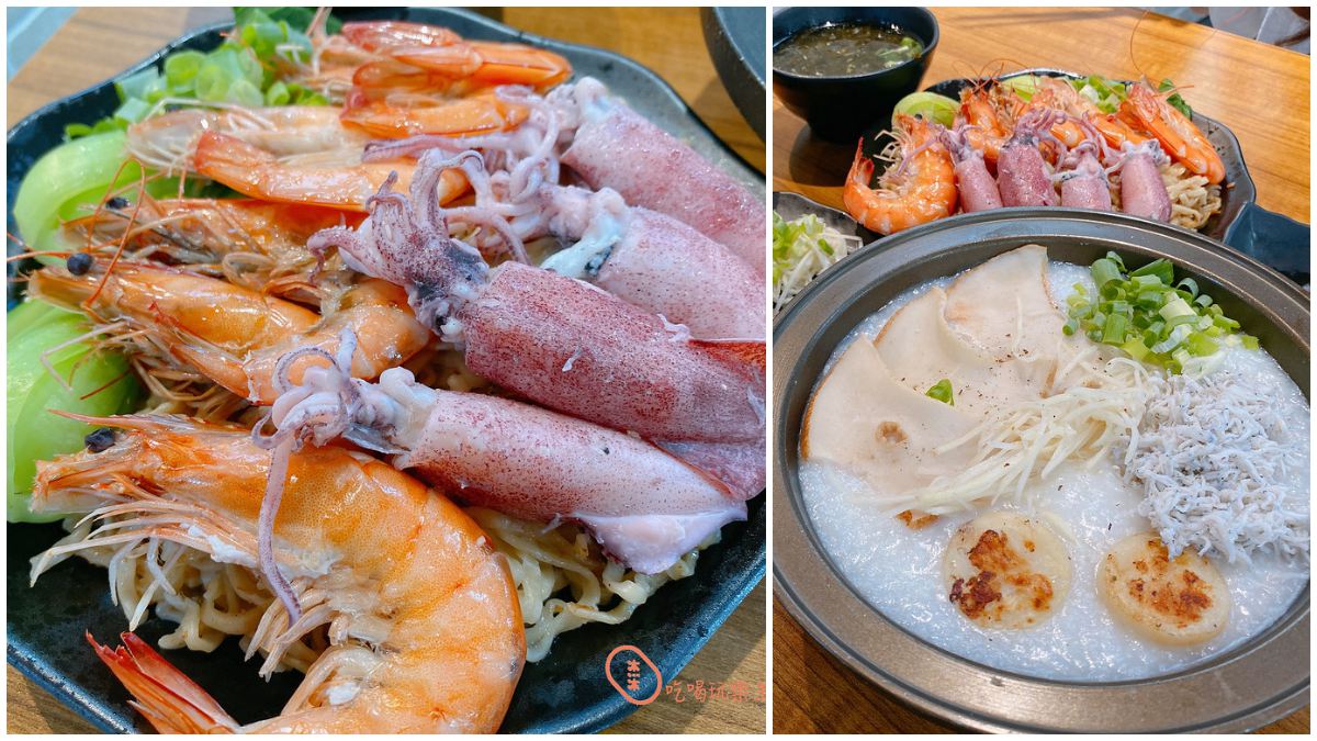 誰說賣場商店街沒美食！「浮誇意麵」鋪滿海味CP值爆表，超肥美小卷一咬爆汁