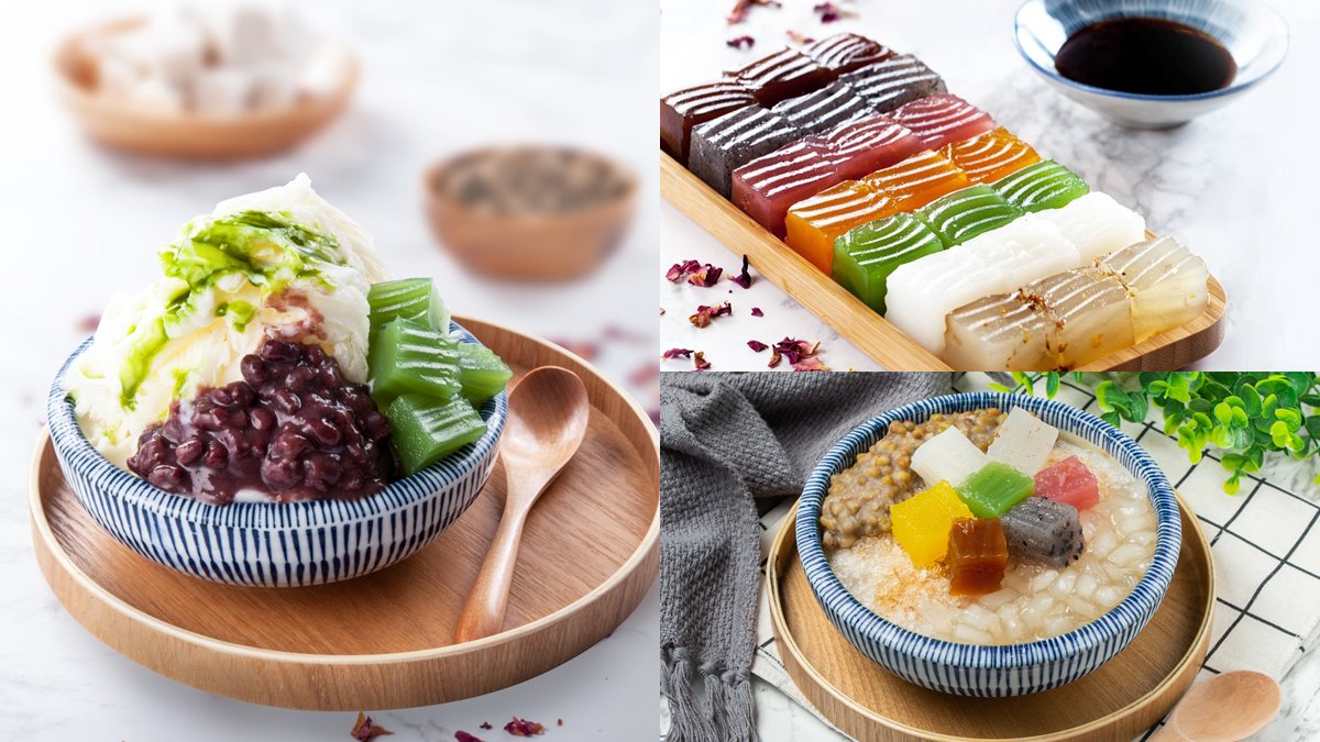 １碗只要40元！打卡夢幻「七彩方塊粉粿」，Ｑ彈粉粿＋古早味剉冰超欠吃