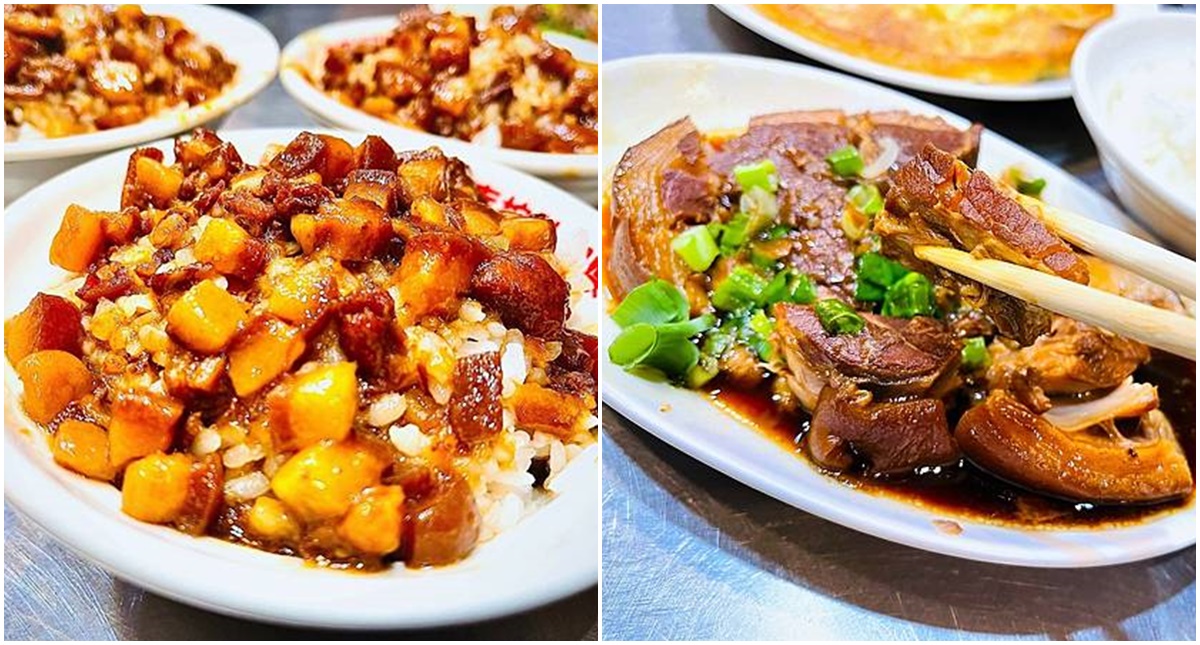 高雄人最愛冠軍店！50年肉燥飯老店滿滿膠質，內行必搭中藥材燉「滷腿庫肉」