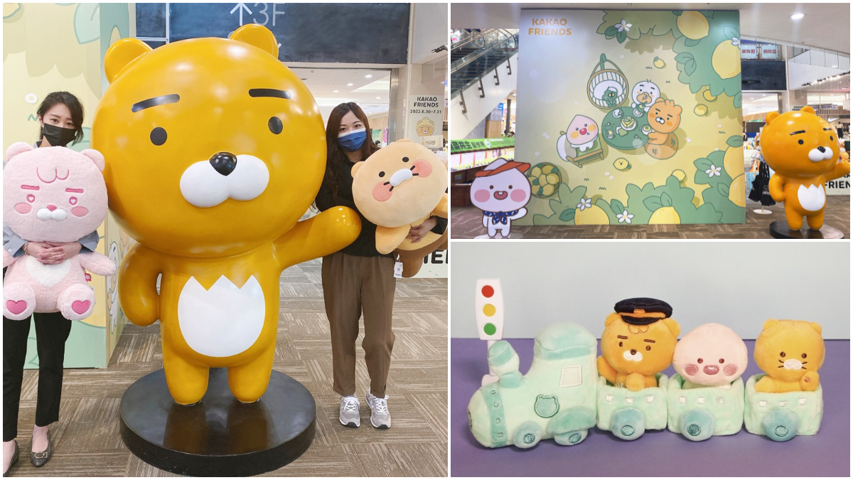 免飛韓國！獨家KAKAO快閃店現身新北，180公分巨型萊恩、３公尺打卡牆必拍