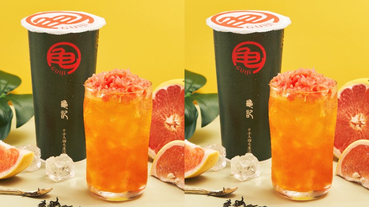 龜記最強「紅柚翡翠」回來了！明起連３天２杯120元手刀開喝，滿滿果粒太銷魂