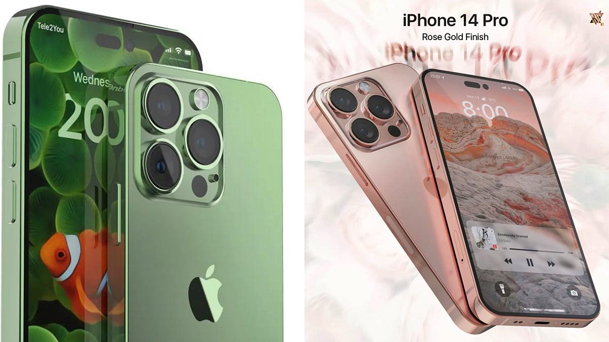 美出新高度！iPhone 14新款抹茶山綠、玫瑰奶茶金，６款Pro配色搭配無瀏海螢幕