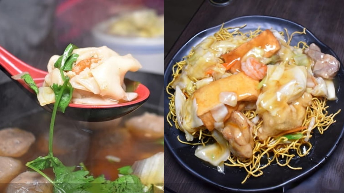 松山最強港式茶餐廳！雲吞霸氣塞入大尾鮮蝦，道地「廣東炒麵」料多到滿出來