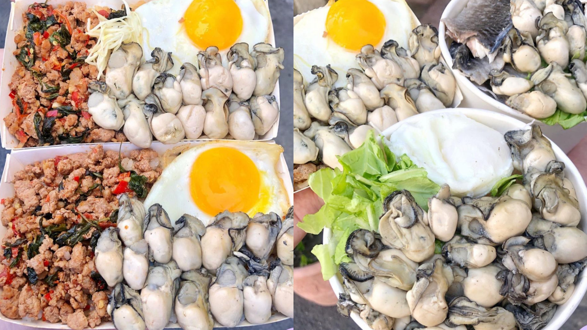 痛風到爆！台南超狂隱藏版「蚵仔打拋豬飯」，再嗑20顆蚵仔鍋燒意麵