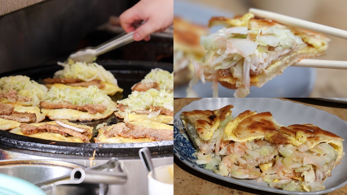 彰化人氣早餐！店家自製「厚皮蛋餅」飄香30年，包滿滿高麗菜給料不手軟