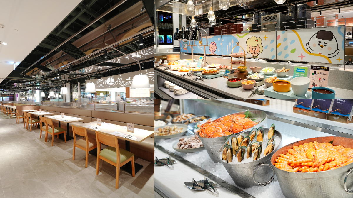 buffet控快衝！全台最大「饗食天堂旗艦店」在高雄，爽嗑８國菜色、兒童餐點