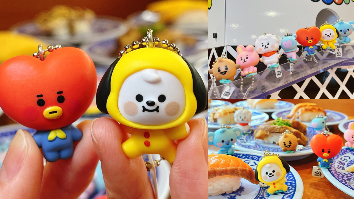 阿米暴動了！藏壽司18款限定「BT21扭蛋」，必收立體吊飾＋馬口鐵磁鐵