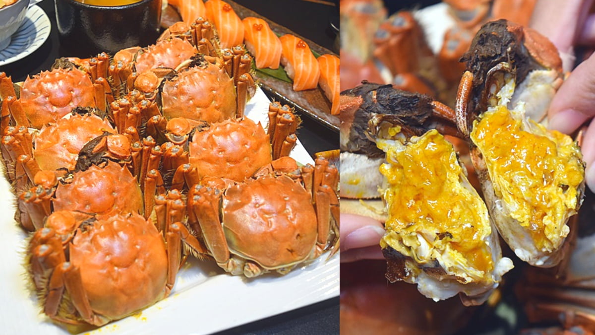 肥美大閘蟹「買一送一」！最低270元怒嗑金黃蟹膏、蟹肉，11/30前限量快搶